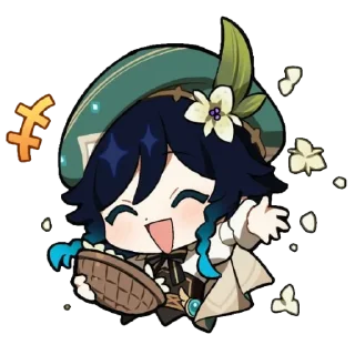 🥳 emoji Genshin impact Telegram sticker 2 of 52