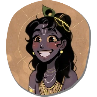 Sticker from Hare Krishna ❤️ @HinduStickers_HinduStuff