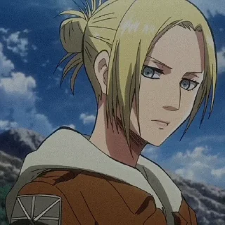 ⚔ emoji 《❝Annie Leonhart❞》 @Mcchltte Telegram sticker 11 of 58