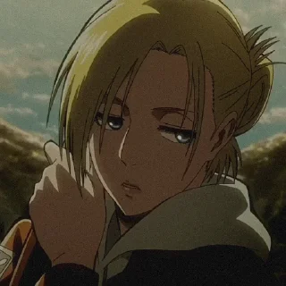 ⚔ emoji 《❝Annie Leonhart❞》 @Mcchltte Telegram sticker 23 of 58