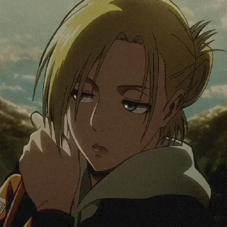 ⚔ emoji 《❝Annie Leonhart❞》 @Mcchltte Telegram sticker 24 of 58