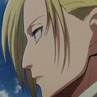 ⚔ emoji 《❝Annie Leonhart❞》 @Mcchltte Telegram sticker 14 of 58