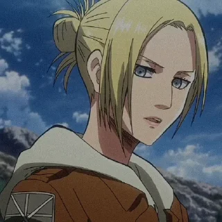 💛 emoji 《❝Annie Leonhart❞》 @Mcchltte Telegram sticker 10 of 58