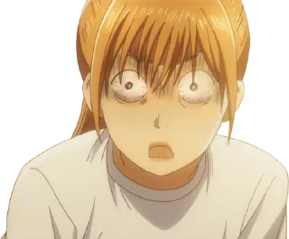 😲 emoji Chihayafuru @AnimeLibrary_Stickers Telegram sticker 24 of 119