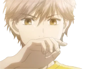 🤔 emoji Chihayafuru @AnimeLibrary_Stickers Telegram sticker 21 of 119