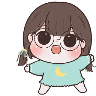 🥟 emoji ❲ ⎙ @crmll06 ❳ chubby girl : pumpum Telegram sticker 10 of 40
