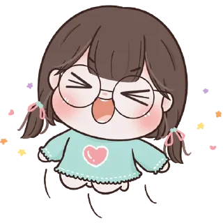 🥟 emoji ❲ ⎙ @crmll06 ❳ chubby girl : pumpum Telegram sticker 4 of 40