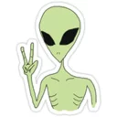 👽 emoji Tumblr Telegram sticker 22 of 65