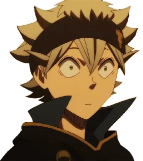 😳 emoji Black Clover // @MINATOSTICKERS Telegram sticker 16 of 118