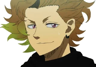 😅 emoji Black Clover // @MINATOSTICKERS Telegram sticker 21 of 118