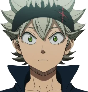 😶 emoji Black Clover // @MINATOSTICKERS Telegram sticker 6 of 118
