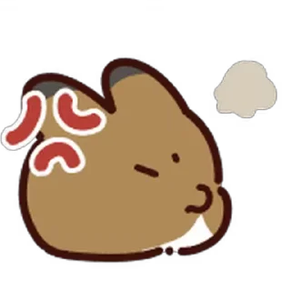😤 emoji bnuuy @stickieri Telegram sticker 12 of 39