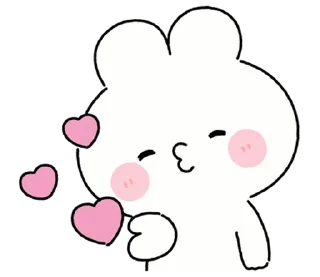 🐇 emoji ₍ Pᥲrfᥲiᴛ : E᥎ᥱryɗᥲy ₎ ˚₊· ♡ @mewsticks Telegram sticker 24 of 40