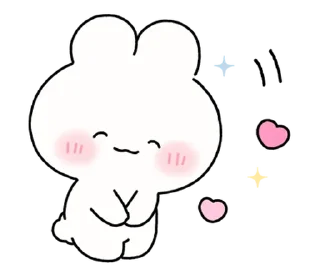 🐇 emoji ₍ Pᥲrfᥲiᴛ : E᥎ᥱryɗᥲy ₎ ˚₊· ♡ @mewsticks Telegram sticker 6 of 40