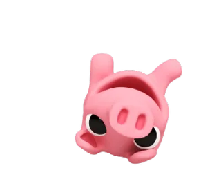 🙃 emoji Rosa @Stickersey Telegram sticker 10 of 30