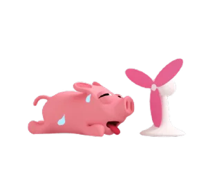 🥵 emoji Rosa @Stickersey Telegram sticker 18 of 30