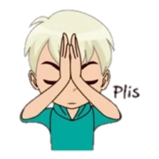 🙏 emoji Sam Telegram sticker 18 of 43
