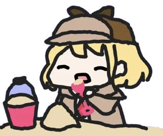 🕵‍♀ emoji Watson amelia @lemonietime Telegram sticker 7 of 36