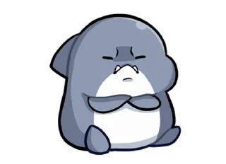 😤 emoji Sharkoo    @xemlixus‎ ‎ ‎ ‎ ‎ ‎ Telegram sticker 23 of 37