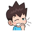 😴 emoji Cheerful Erv @tikelku Telegram sticker 23 of 76