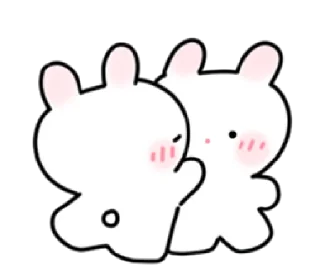 😘 emoji Soft Bunny  | @cutestickers4you Telegram sticker 8 of 24