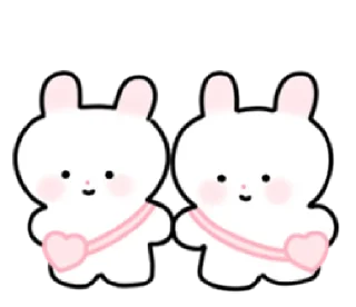 🤝 emoji Soft Bunny  | @cutestickers4you Telegram sticker 12 of 24