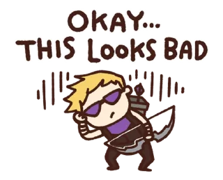 😟 emoji Marvel Chibis @AnimeLibrary_Stickers Telegram sticker 9 of 80