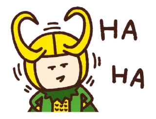 😏 emoji Marvel Chibis @AnimeLibrary_Stickers Telegram sticker 17 of 80