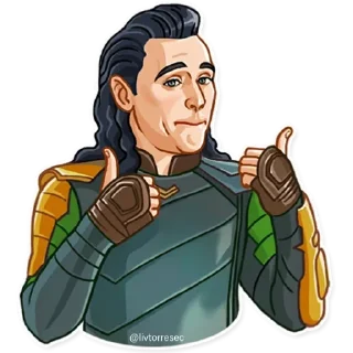 👍 emoji Loki Telegram sticker 22 of 30