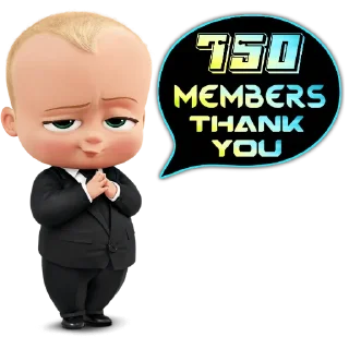 7️⃣ emoji Thank You Members @AaluXUpdates Telegram sticker 18 of 114