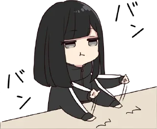 😡 emoji Yuru-chan & Yuru-kun [@KawaiiStickersHere] Telegram sticker 11 of 80