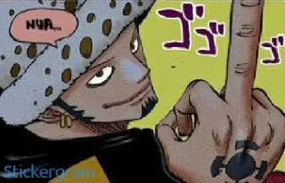 😂 emoji One piece meme @AnimeSticker999 Telegram sticker 20 of 32