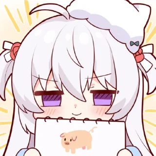 🐖 emoji 落雪咖啡屋 Telegram sticker 23 of 26