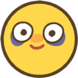 😐 emoji Bili 小黄豆 @zigou23 Telegram sticker 13 of 111