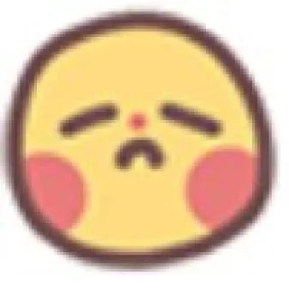 😞 emoji 小圆脸[@lspclub] Telegram sticker 9 of 29