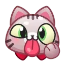 😜 emoji ᯤ @MaximXStickers Telegram sticker 11 of 40