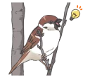 Sticker from Small birds sticker!