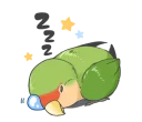 💤 emoji Small birds sticker! Telegram sticker 21 of 40