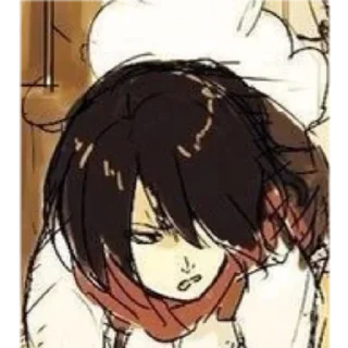 Sticker from Mikasa Ackerman