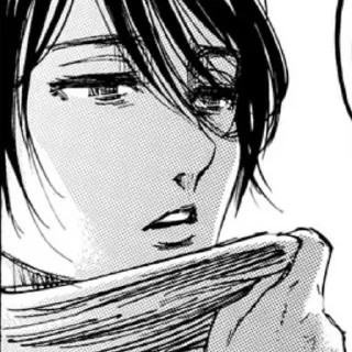 🧣 emoji Mikasa Ackerman. Telegram sticker 5 of 109