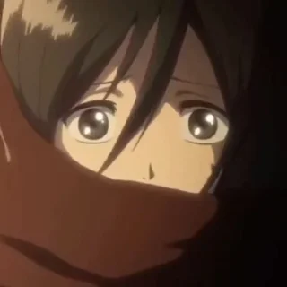 🥺 emoji Mikasa Ackerman Telegram sticker 20 of 28