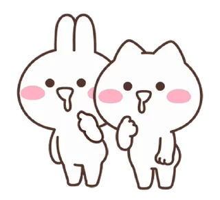 🤤 emoji Mimi & Neko @Stickersey Telegram sticker 22 of 30