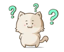 😳 emoji Chubby Neko-chan Telegram sticker 13 of 25