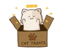 👋 emoji Chubby Neko-chan Telegram sticker 21 of 25
