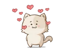 Sticker from Chubby Neko-chan