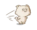🏃 emoji Chubby Neko-chan Telegram sticker 20 of 25