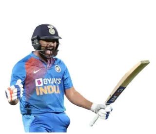 🥳 emoji ROHIT SHARMA with @THE_CRICKET_WORLD_NEWS Telegram sticker 18 of 35
