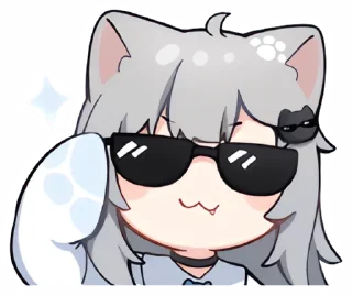 😎 emoji Nachoneko LINE² Telegram sticker 14 of 24