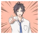☝ emoji Fun life of Boy Student 1 & 2 Telegram sticker 9 of 81