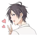 ✌ emoji Fun life of Boy Student 1 & 2 Telegram sticker 16 of 81